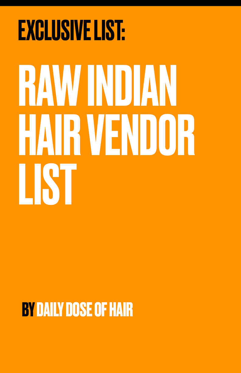 Raw Indian Hair Vendor List